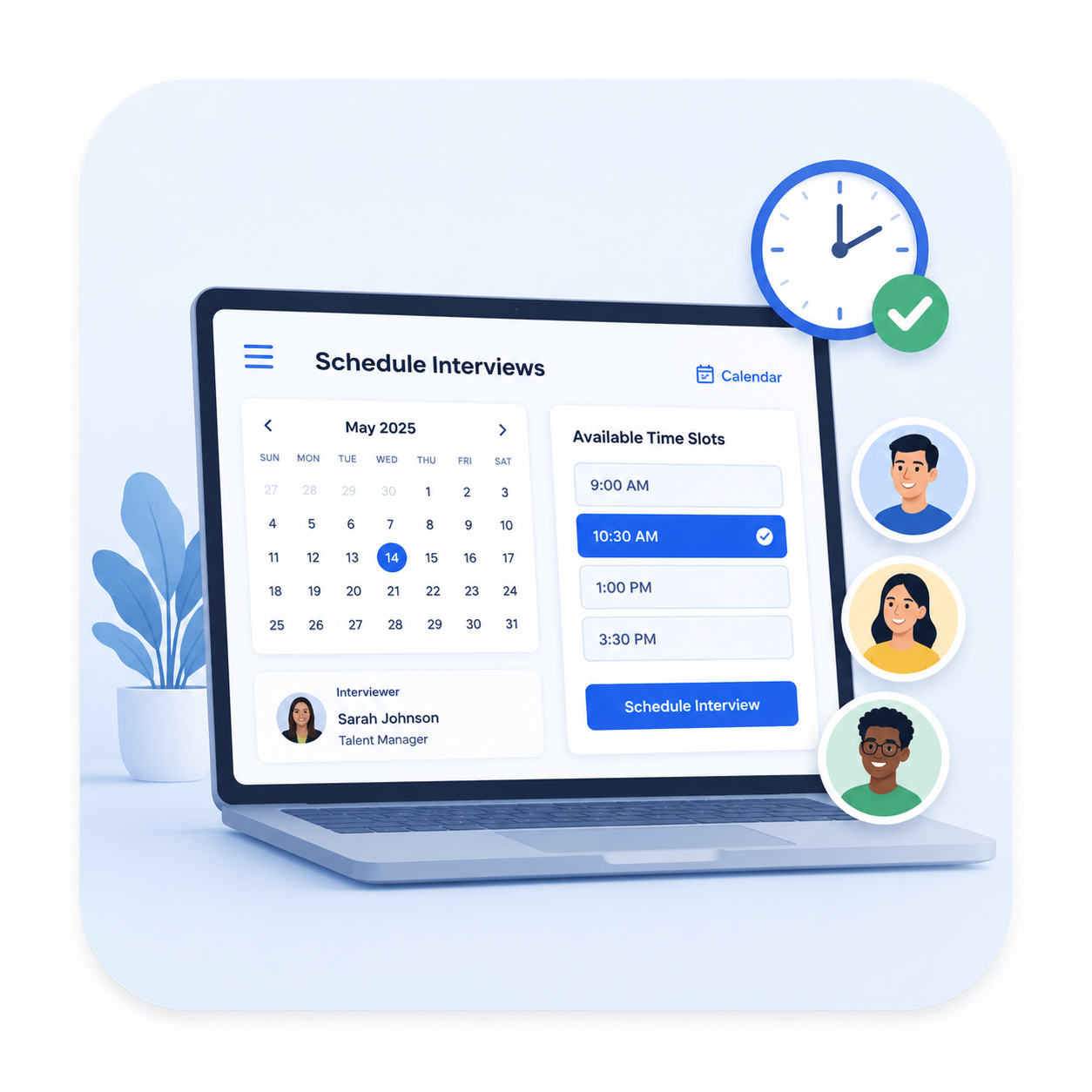 Schedule Interviews